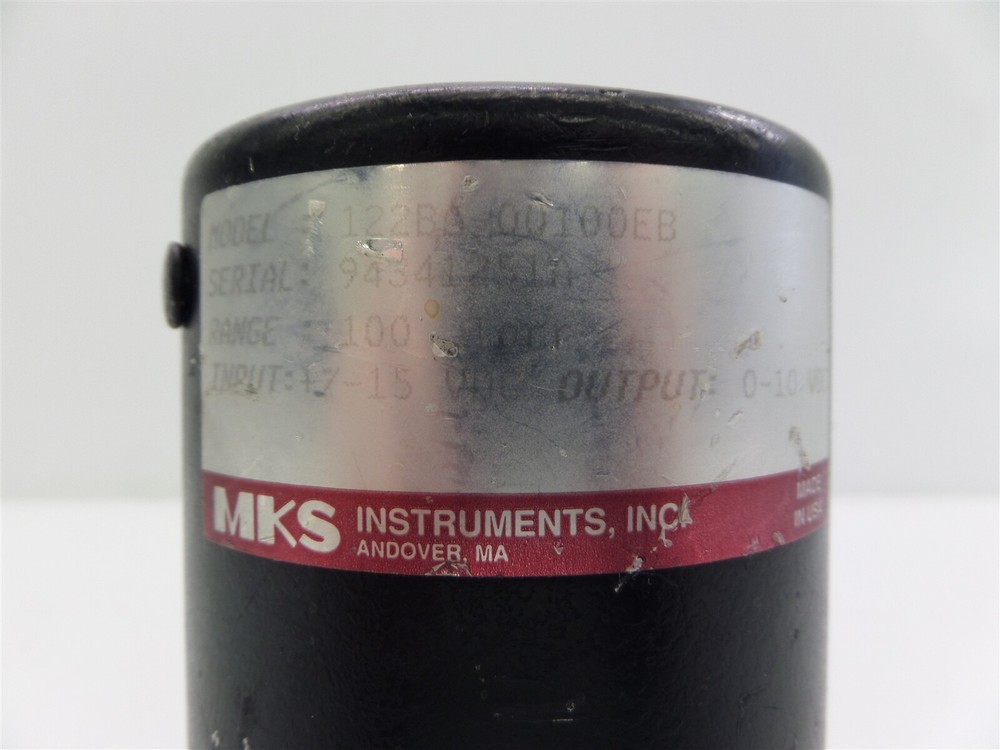 MKS 122BA 00100EB Baratron Type 122B Pressure Transducer