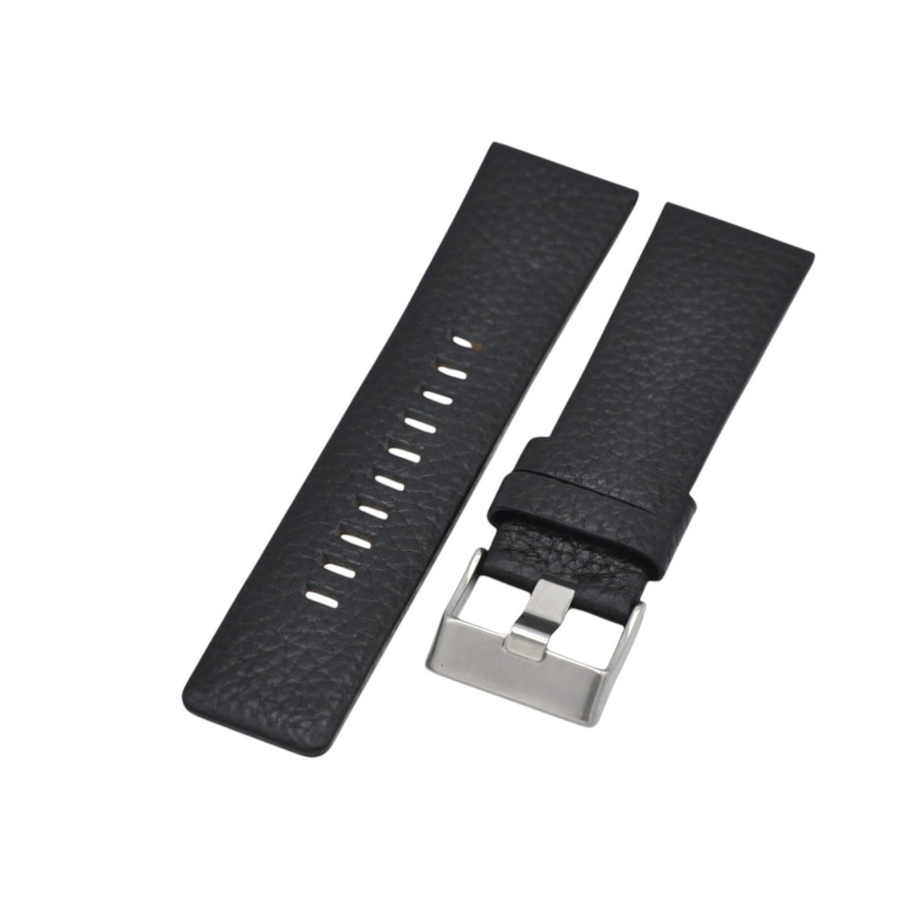 DZ4344 26mm Black Leather Watch Strap For Diesel