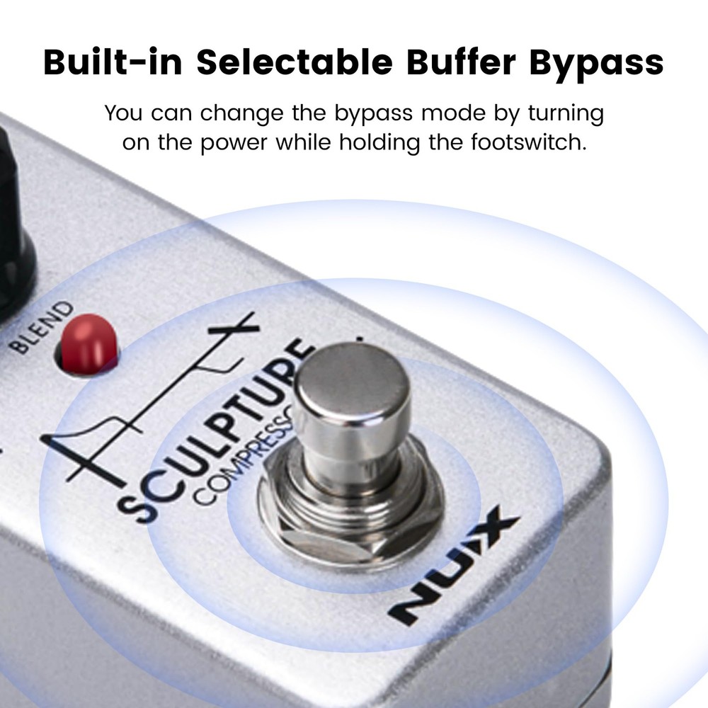 Sculpture Mini Compressor Guitar Effects Pedal