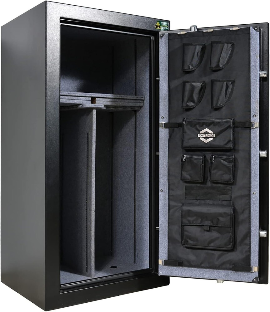 Gun Safe Door Panel Organizer Adjustable w Pistols holsters Documents Storage