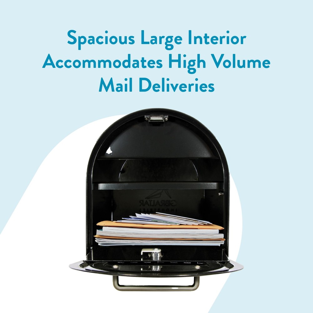 L Mailboxes Reliant Galvanized Steel Locking Post Mount Mailbox Compatibility Co