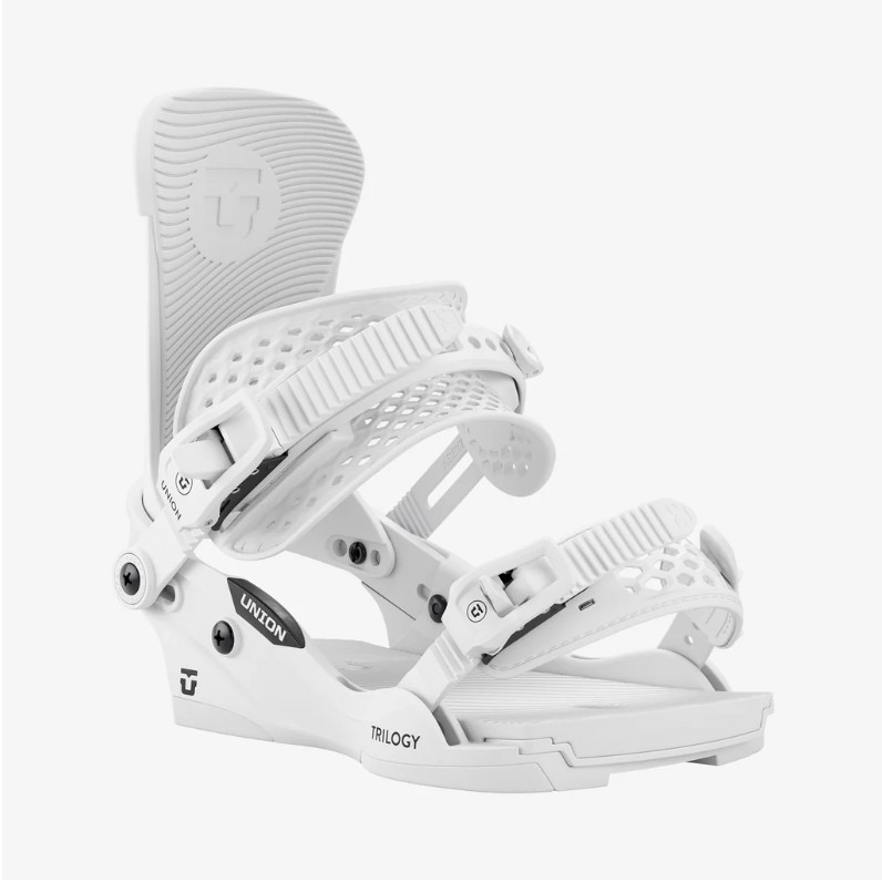 NEW Union Bindings Trilogy Classic Team White Medium