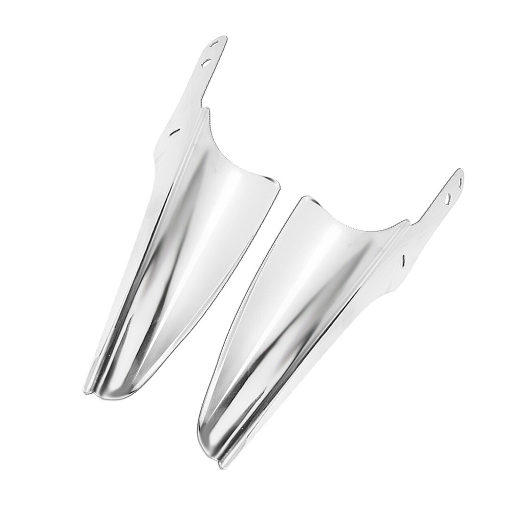 Chrome Front Fork Mount Wind Deflectors For Harley Road King Electra Glide 95-23