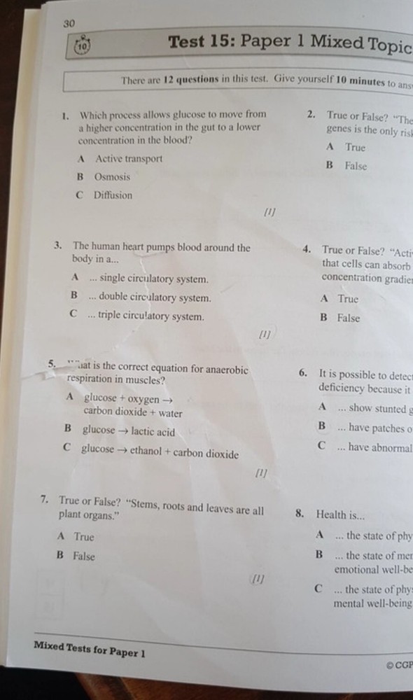 AQA GCSE Biology Bundle: exam practice workbook, revision & practice,revision