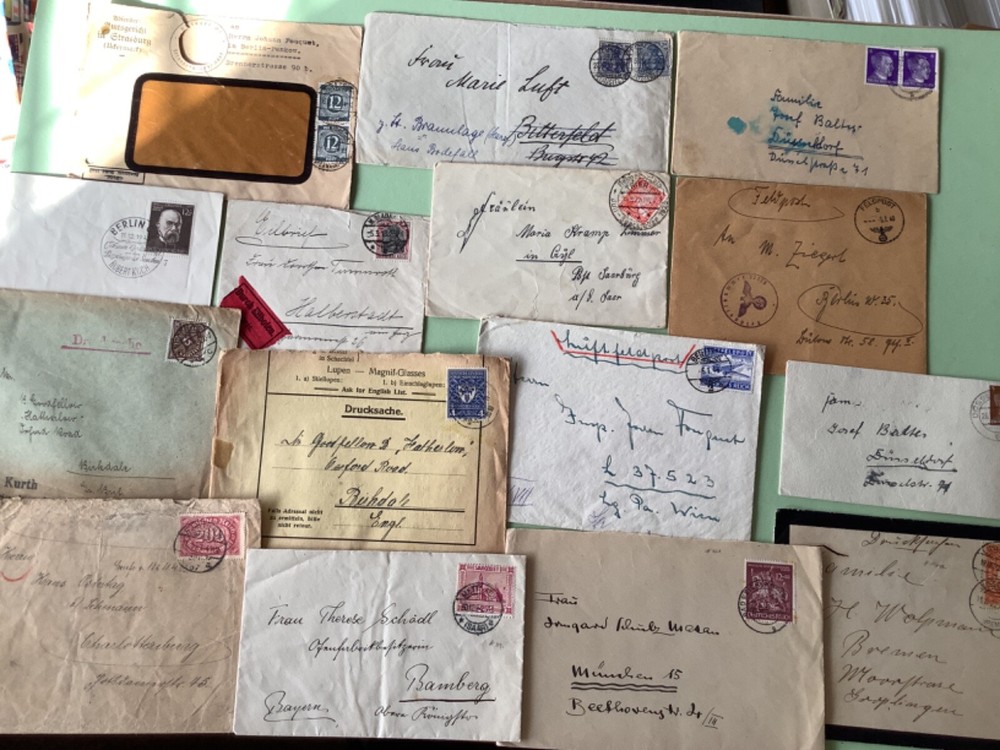 Germany vintage postal covers 15 items   Ref A1832