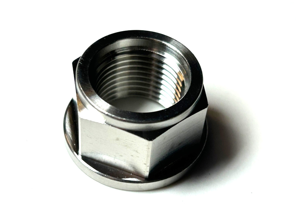 VTR1000F Firestorm 1997-2006 REAR AXLE SWINGARM FLANGED NUT TITANIUM NO RUST