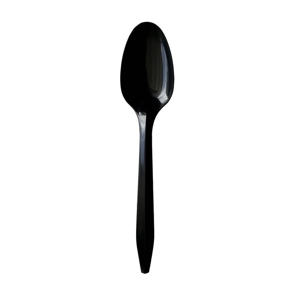 Boardwalk SPOONBLPP Polypropylene Plastic Spoon Cutlery - Black (1000/CT) New