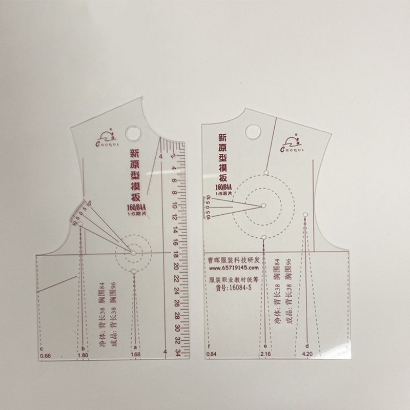 Clothing Ruler Templates Sewing Ruler Clothing Pattern Making Measuring Tool