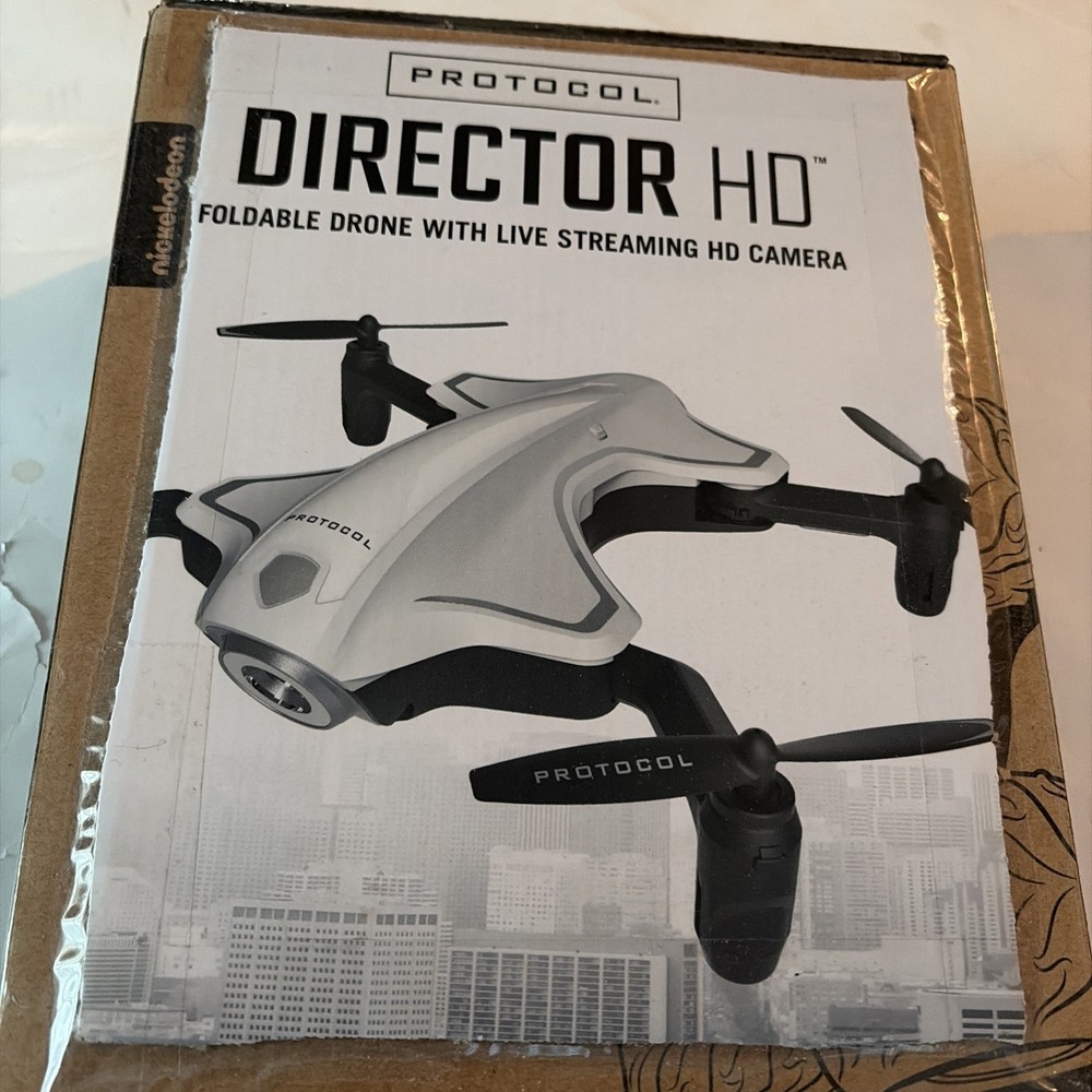 Protocol Director HD Foldable Drone with Live Streaming HD Camera & App