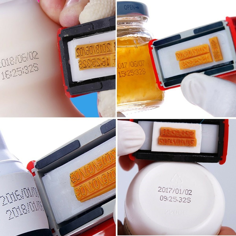 Handheld Manual Coding Tool Date Number Printing Machine Pad Printer Tools Set