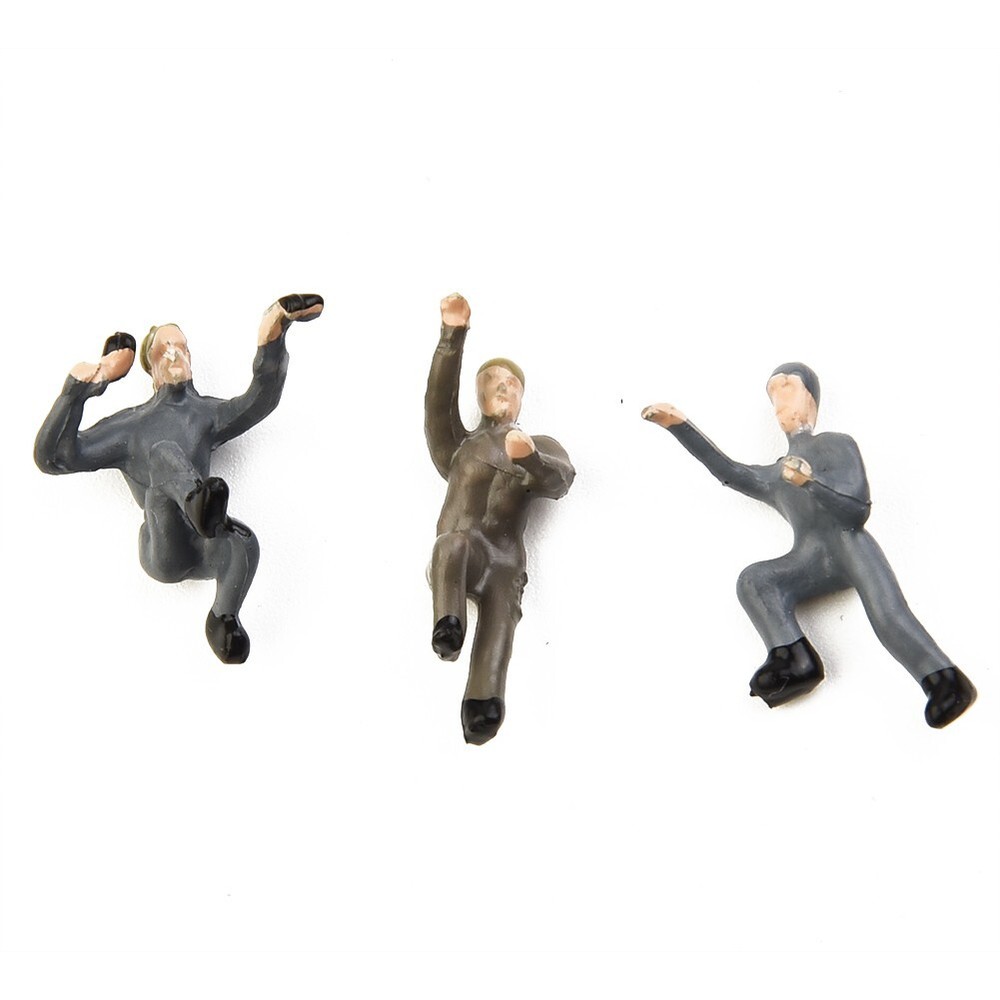 Figures Painted Figures Scale 1:87 25 Different Poses 50pcs Painted Figures