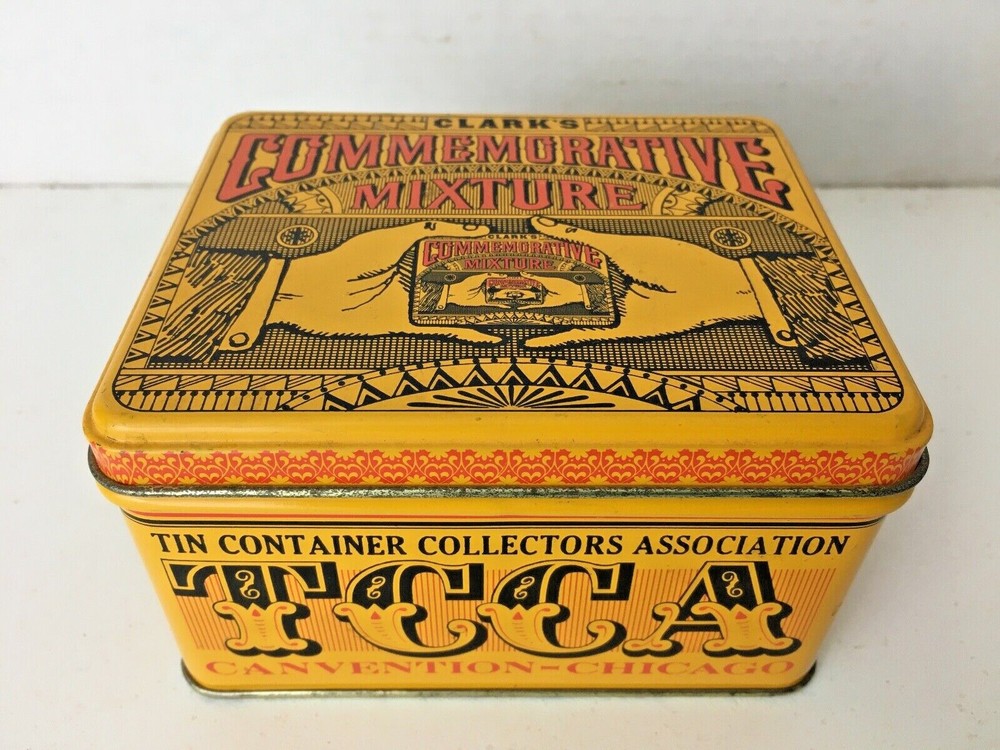 *CLARK'S MIXTURE* "COMMEMORATIVE TIN" c1979 Vintage