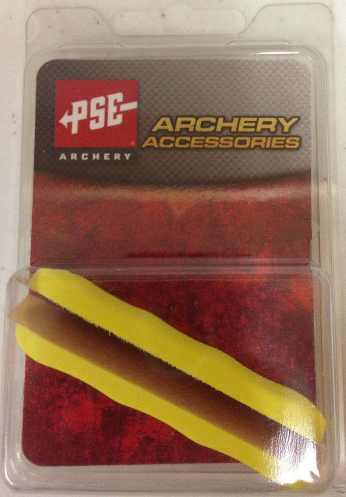 NEW PSE ARCHERY YELLOW COLORED RUBBER PANEL GRIPS FOR PSE BOW HANDLE