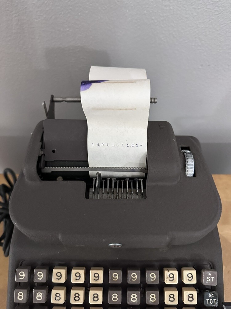 Vintage Burroughs Electric Adding Machine Series P