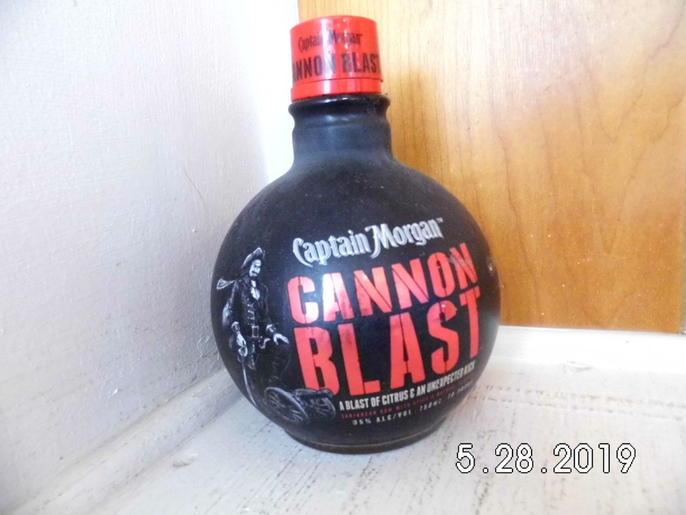 Captain Morgan Cannon Blast Bottle Empty 750ml