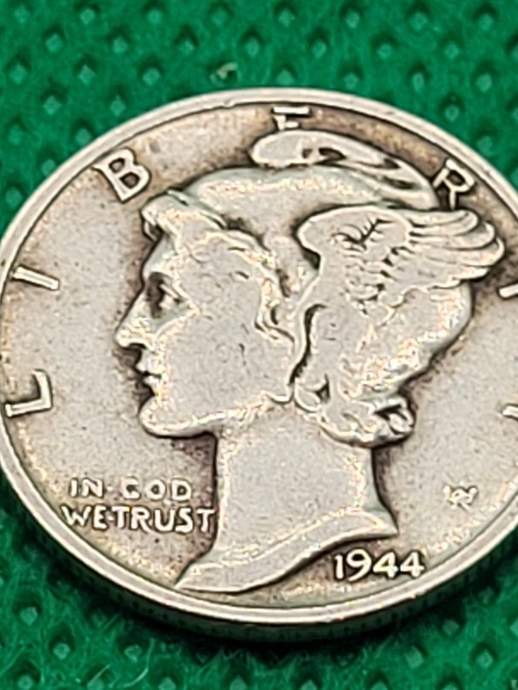1944 Dime With Error "In Cod We Trust"