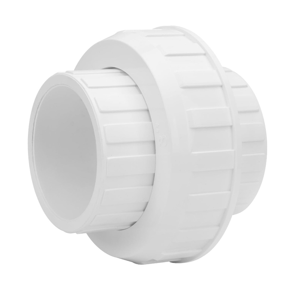 3" PVC Union Coupling Pipe Fitting (Socket x Socket) 3Inch 3Inch, White