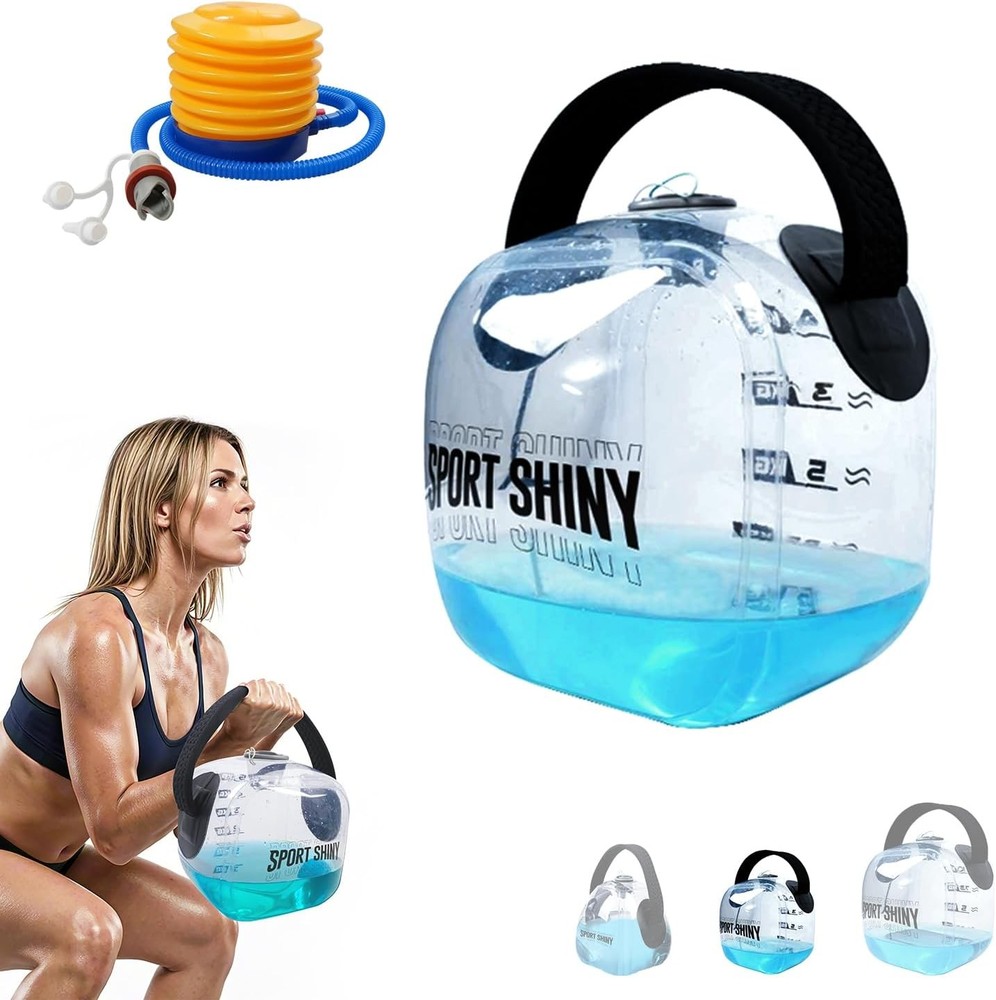 EasyGo Kettlebells Foldable Water-Filled Kettlebell Adjustable Kettlebell