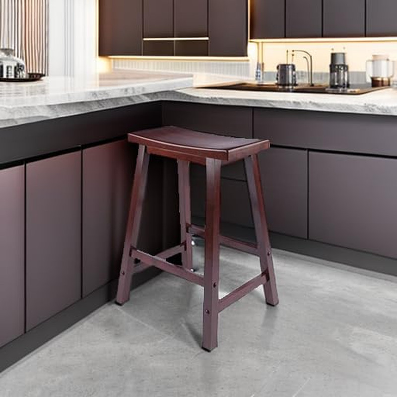 Satori Counter Stool, 24", Walnut