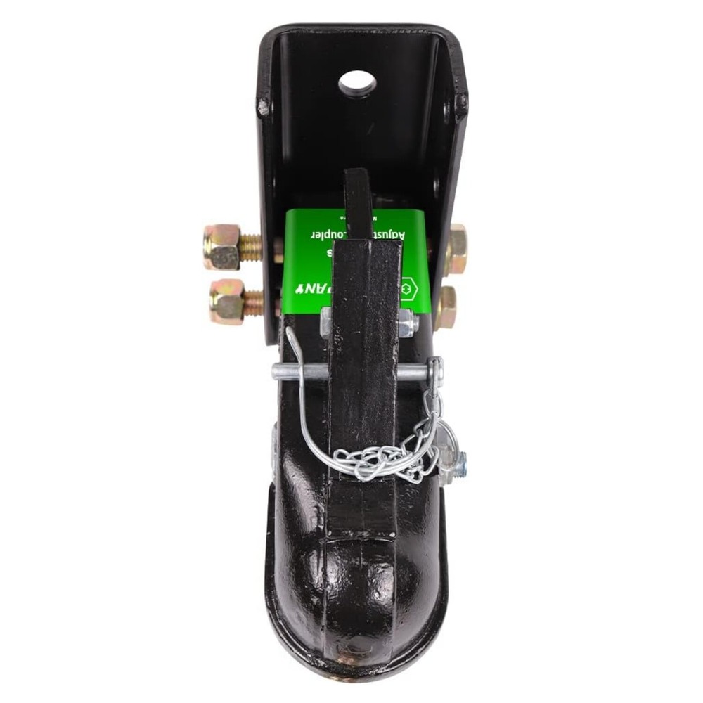 Adjustable Trailer Coupler and 5-Position Channel Bracket Kit 2-5/16" Hitch Ball