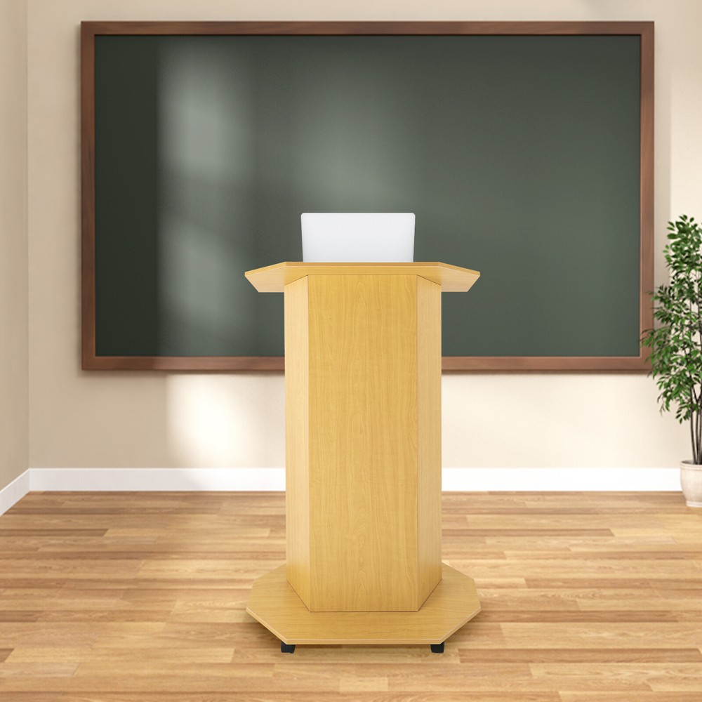 Movable Desk Conference Presentation Stand Presentation Standing for Classroom