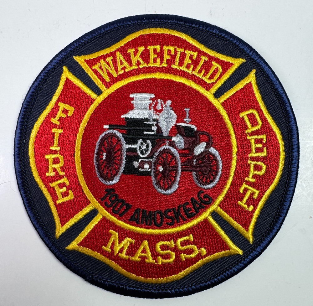 Wakefield Fire Massachusetts MA Patch G7