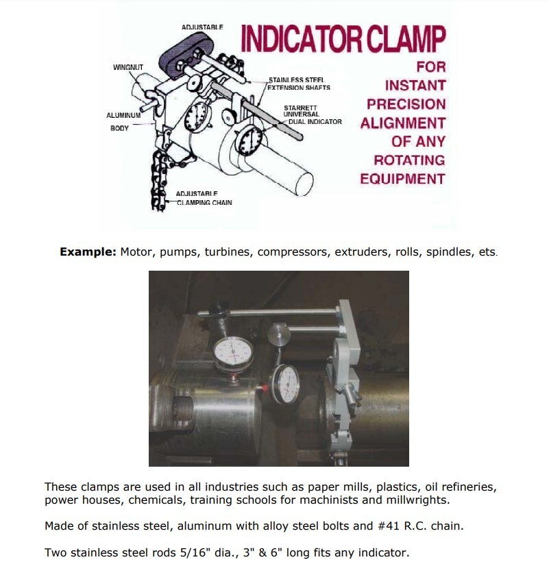 SLS-1 Dial Indicator Chain Clamp