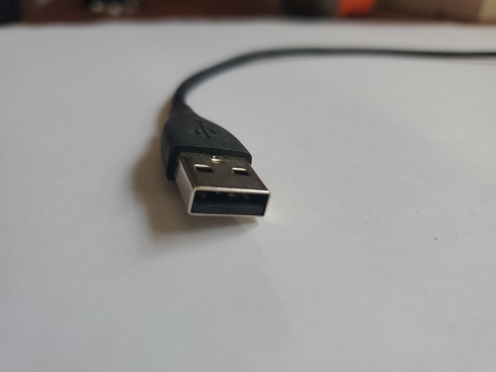 System-S Super Short USB Cable Charger for Fitbit Charge HR 9" Long