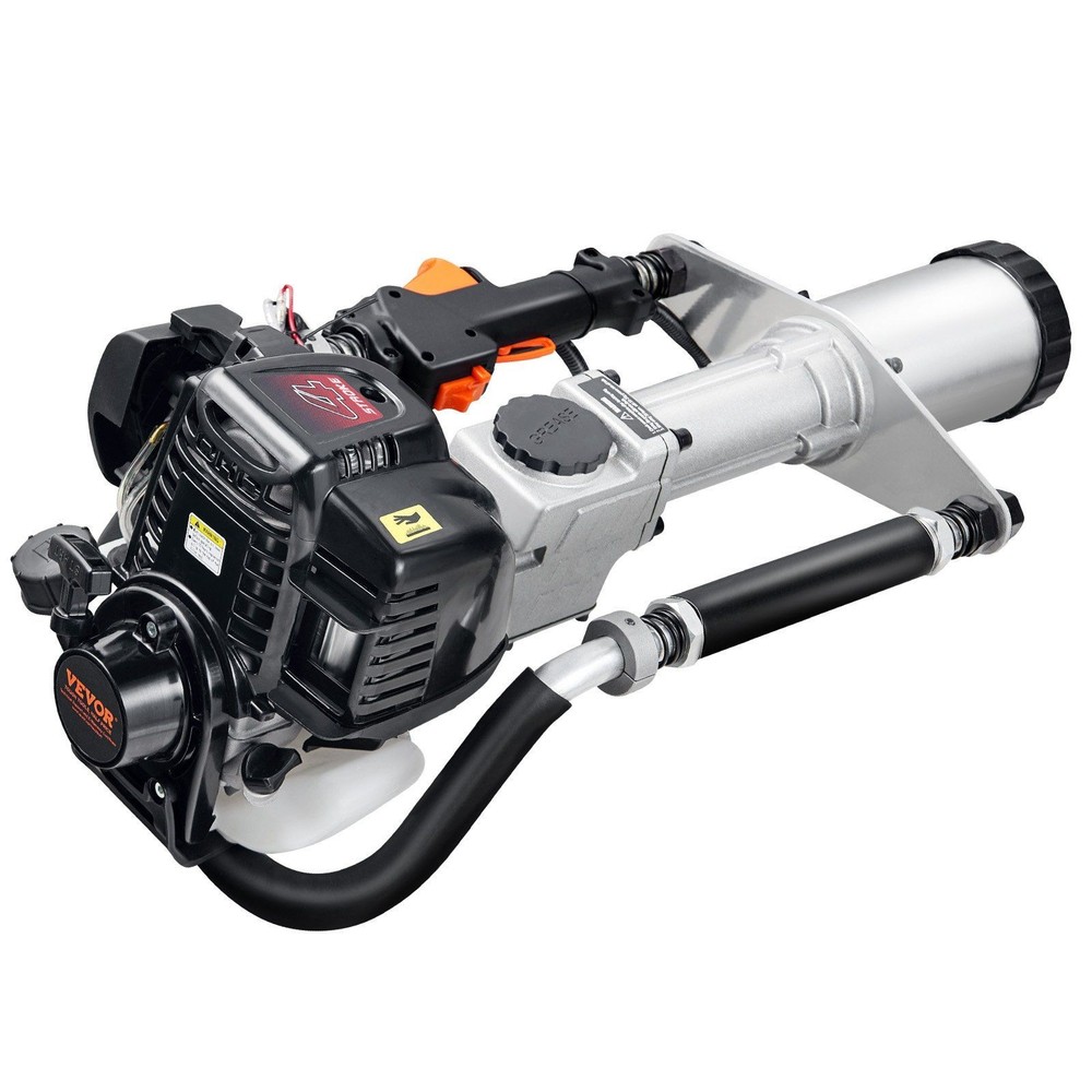 37.77cc 4-Stroke Gas-Powered Piling Hammer with Triple Tips