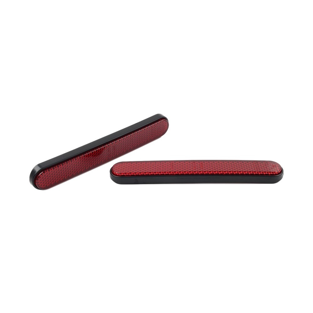 2PCS Universal Front Rear Fork Leg Reflective Reflector Sticker For Harley