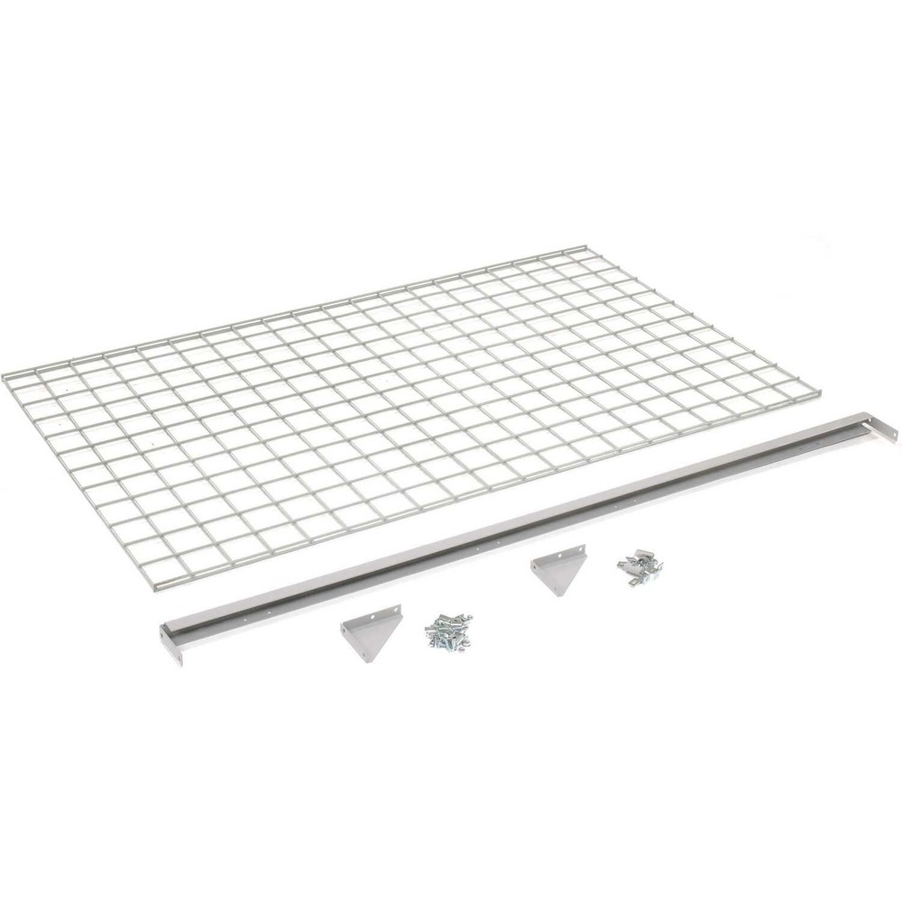 Global Industrial Wire Mesh Security Cage Accessory Shelf 48"W x 24"D