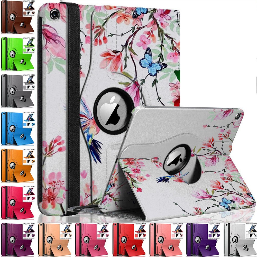 Case For Apple iPad 9th 8th 7th Generation 10.2 Leather 360 Rotating Stand Cover