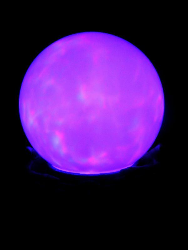 ANIMATED WITCH FORTUNE TELLER MAGICAL GLOBE HALLOWEEN PROP - TALKS - SWIRL LITE