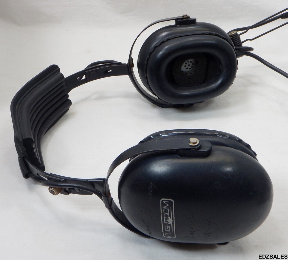 2 Flightcom Aviation Flight Pilot Communication Headsets