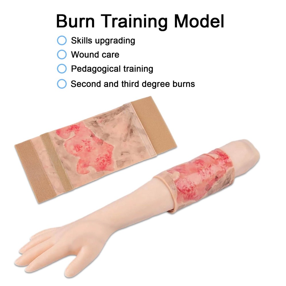 Limbs Burn Model, with Realistic Wound Simulation Module,Medical First Aid Train