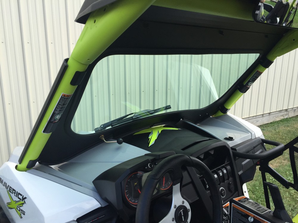 Can-Am Maverick Laminated Glass Windshield P/N: 12896