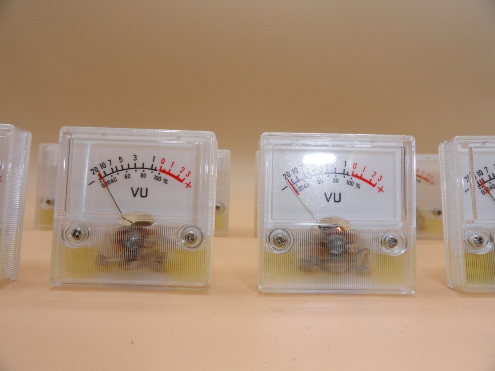 VU PANEL METER (LOT OF 10) STYLE B