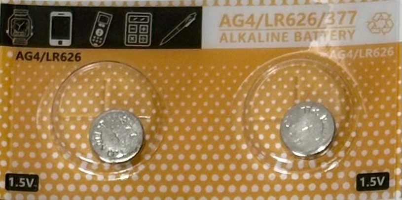 Battery AG4, LR626, 377