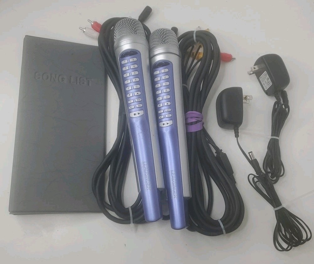 Leadsinger LS-2100 Karaoke Microphone & Book