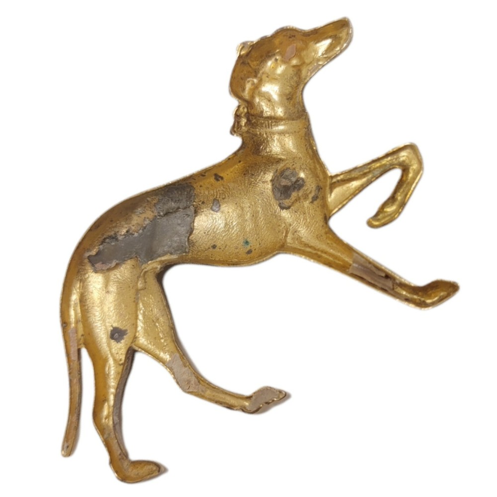 Antique Victorian Dog Relief Stamping