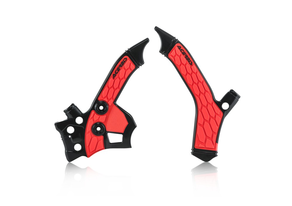 Acerbis X Grip Frame Guards Black/Red 2726851042