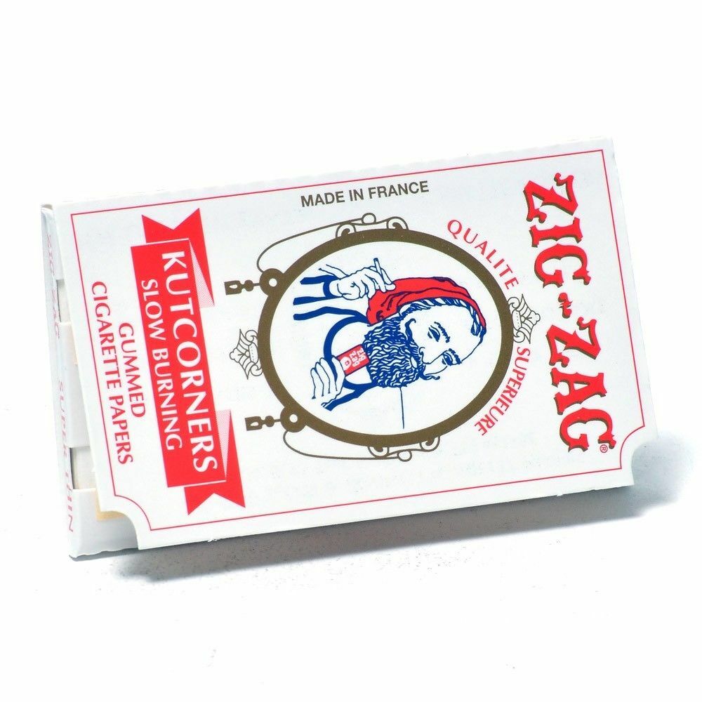 Zig-Zag White KutCorners - 5 PACKS - Zig Zag Rolling Papers Cut Corner