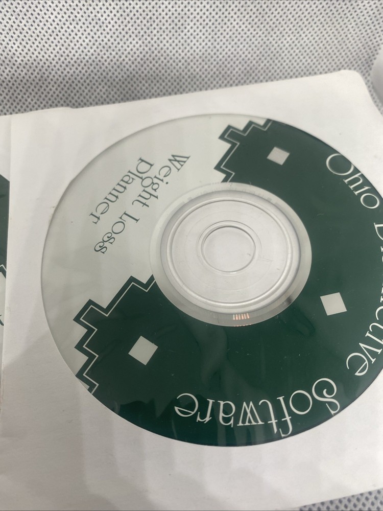 Nutrition 3 CDs PC, Mac Diet menu food plans tools Ohio Distinctive Software