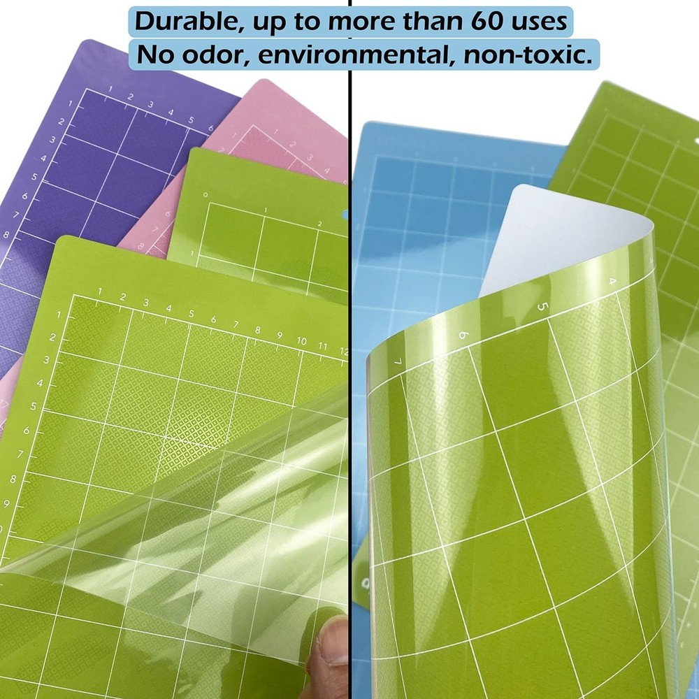 Standard Grip Adhesive Cutting Mat 6 x 12 Inch For Expression Machine - 3 Pack