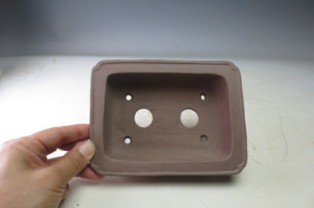 Zenigo Bonsai Pot – Unused, Large Shallow Rectangular Design