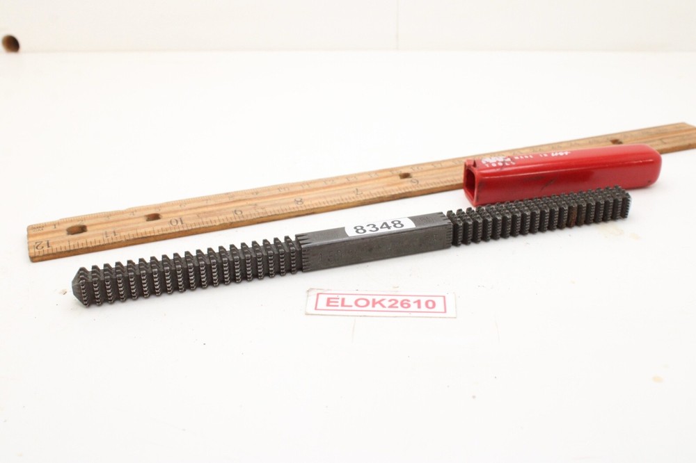 Mac Tools TRM8 Metric Thread Restoring File Red Rubber Handle USA