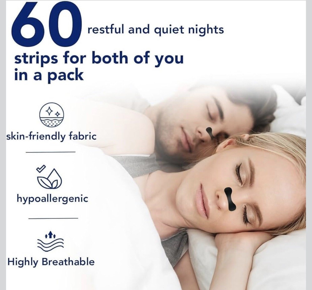 60 PCs Nose Strip For Snoring