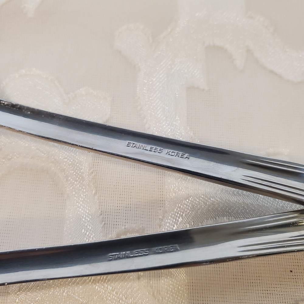 Stainless Steel Serving Spoon and fork 8.5 in long