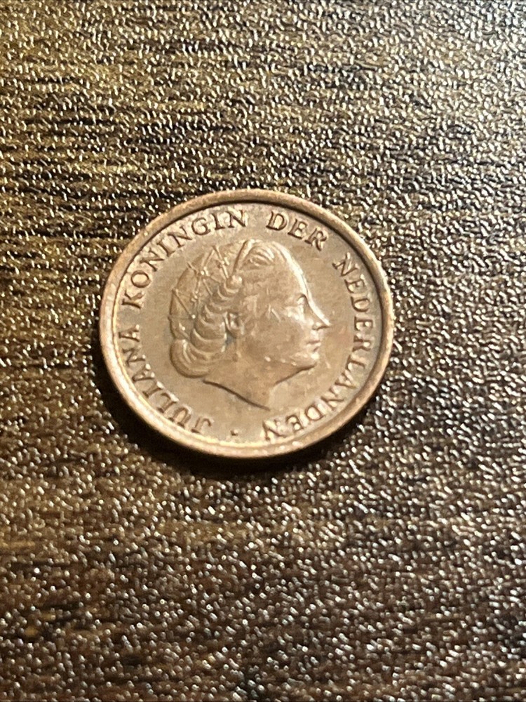 1967 Netherlands 1 One Cent Actual Coin TK8788*