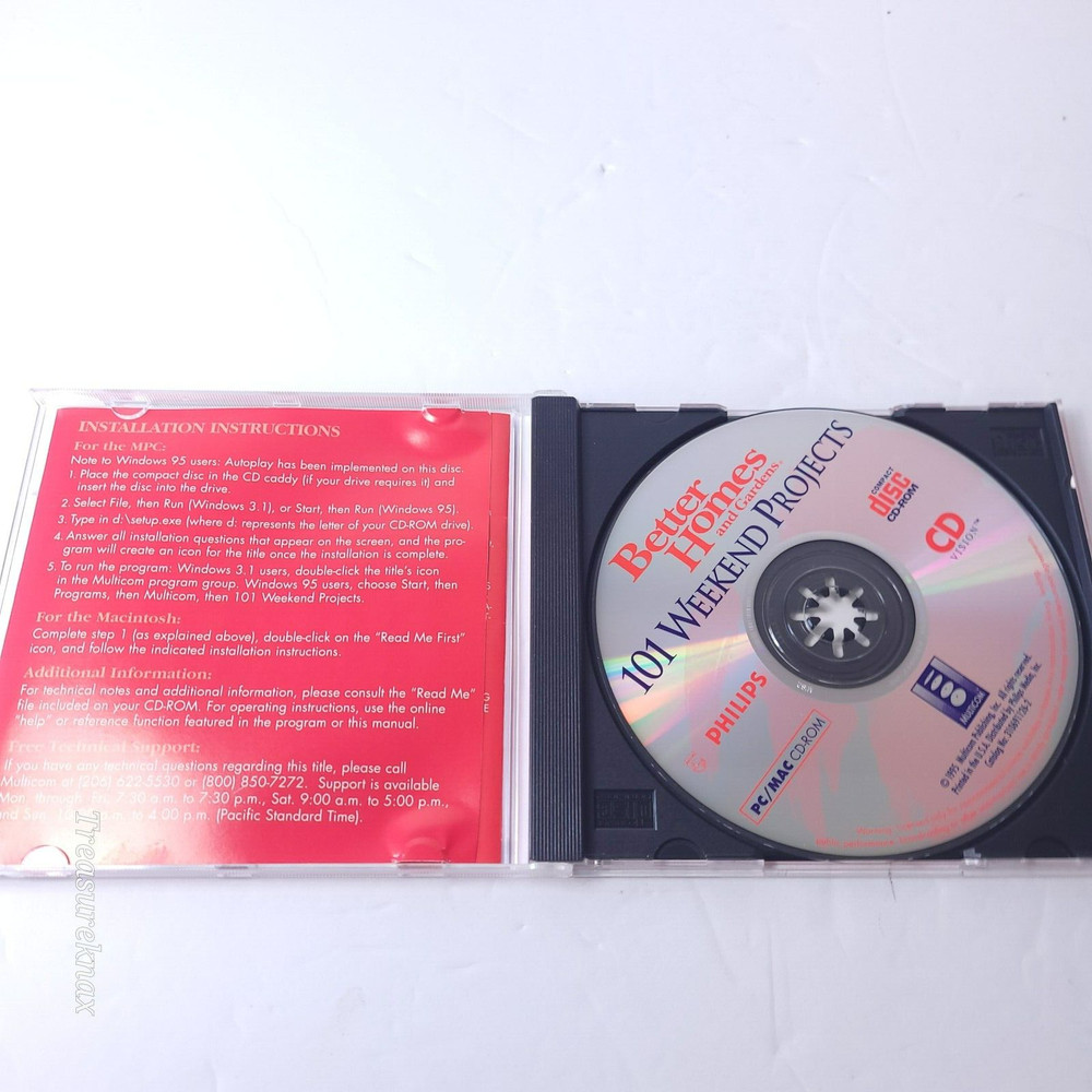 Better Homes And Gardens 101 Weekend Projects PC CD for Windows & Mac